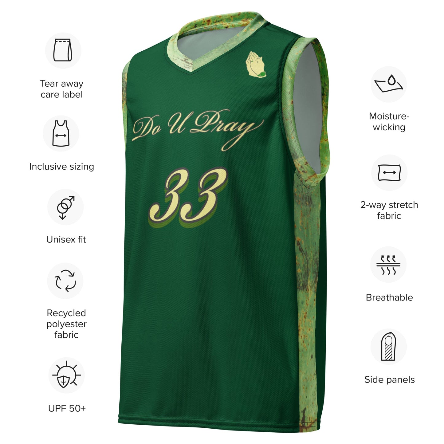 DoUPray basketball jersey (faith) Do U Pray
