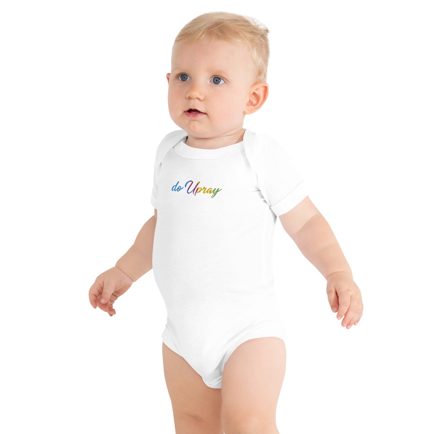 Baby short sleeve one piece Do U Pray