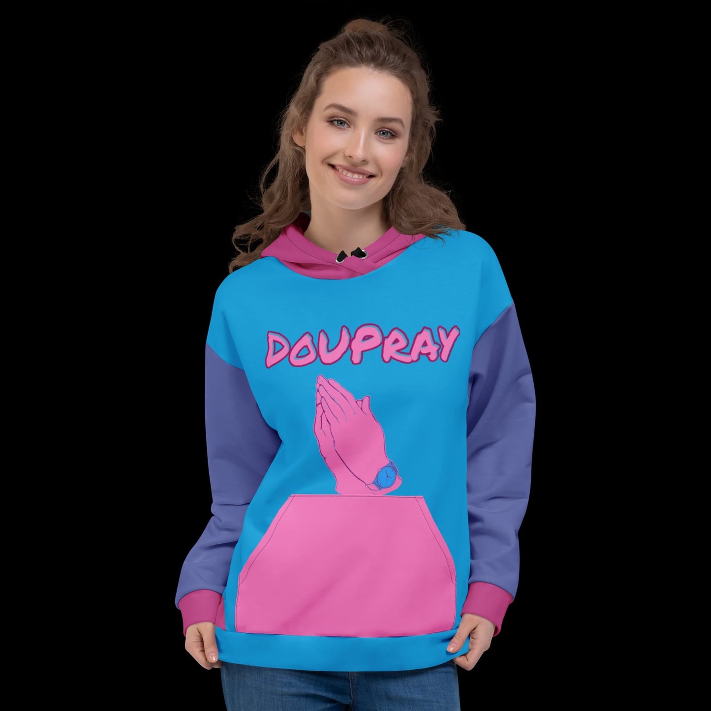 Do U Pray Unisex Fleece Hoodie – Faith Over Fear Edition Do U Pray