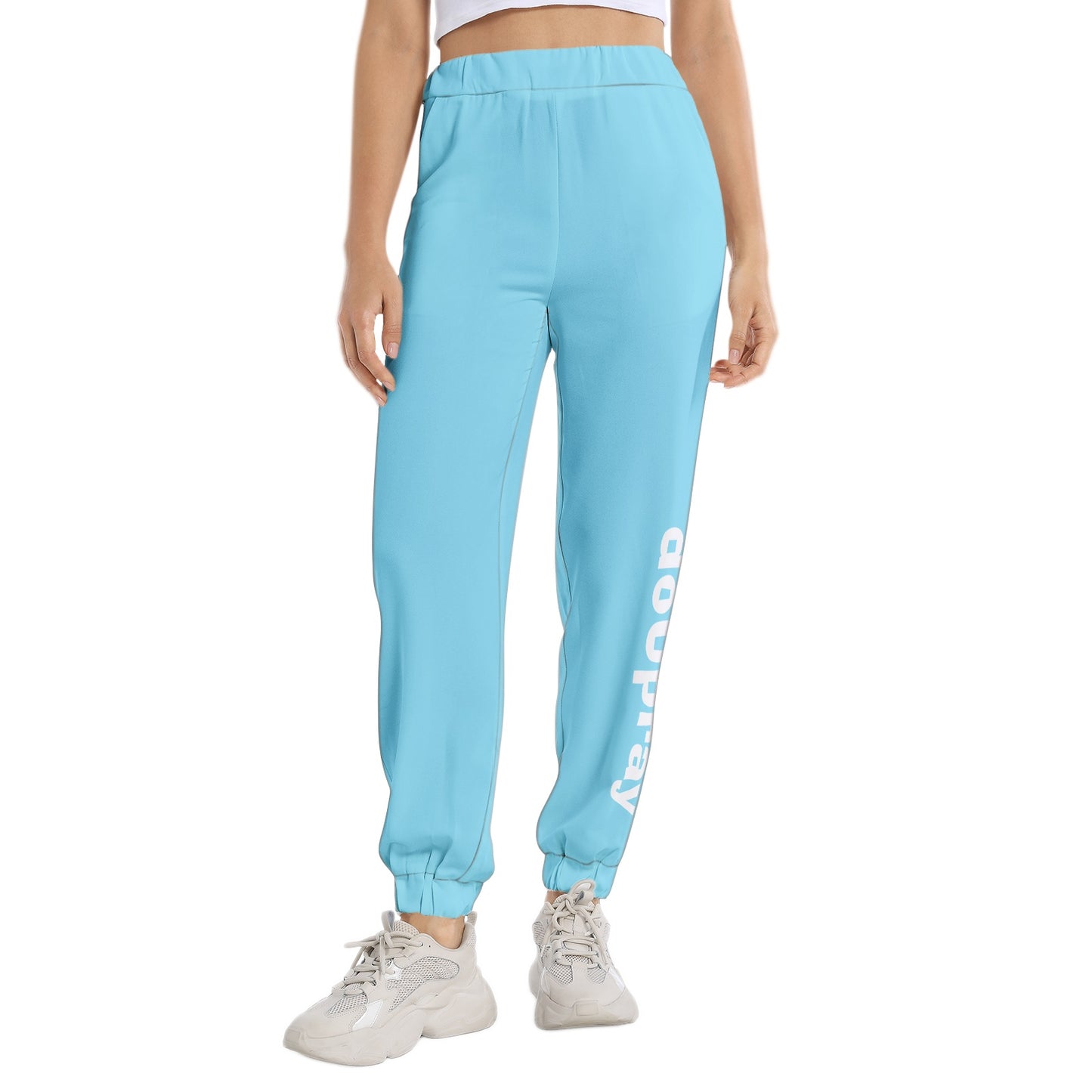 doUpray Elastic Waist Tapered Sweatpant