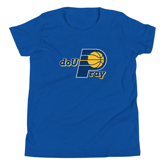 Do U Pray Youth Short Sleeve T-Shirt – Soft, breathable cotton tee with a faith-inspired "Do U Pray" design, perfect for young believers.