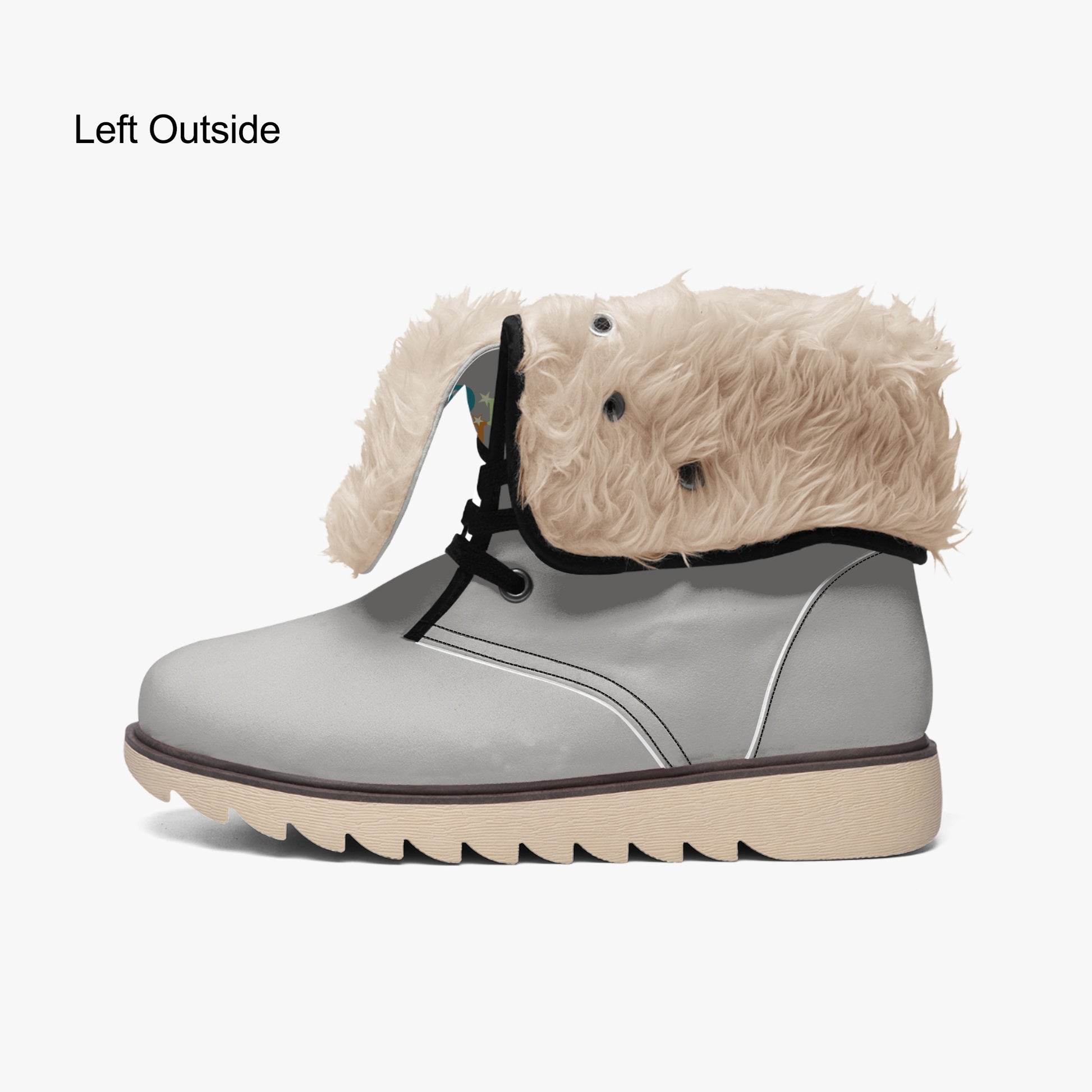 Fur Lining Boots, Cotton-pad Fur Lining Boots, Boots Unisex Cotton-pad Fur, furred boots