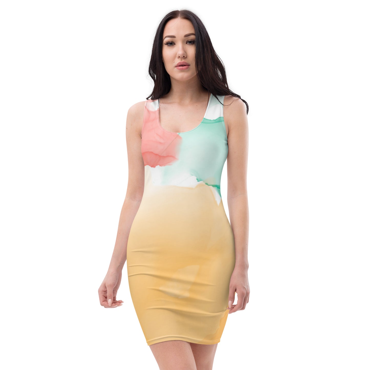 Garden bodycon dress