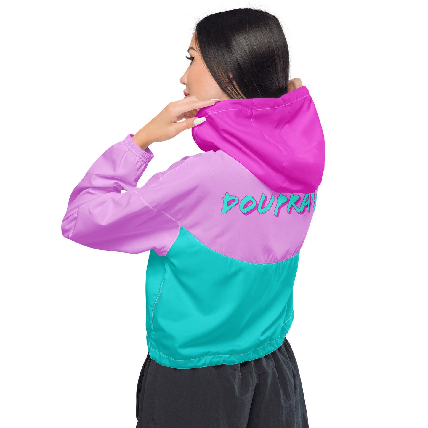 Fuchsia windbreaker