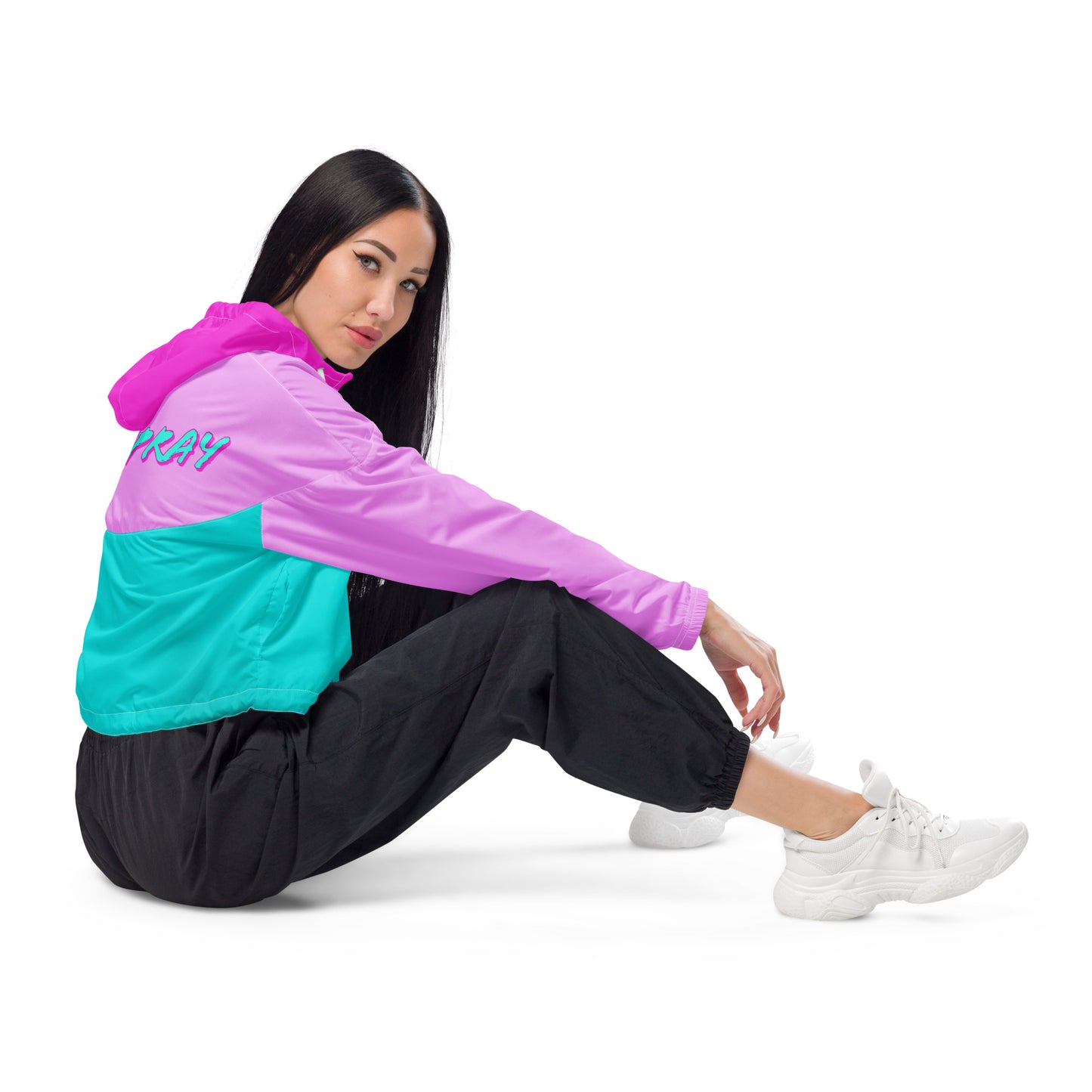 Fuchsia windbreaker